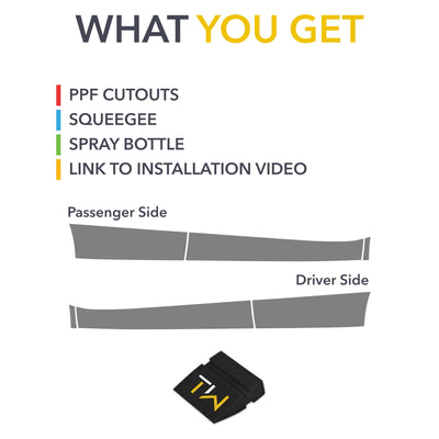 paint protection film tesla model rock guard
