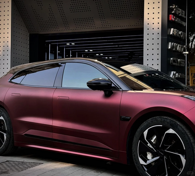 matte liquid metallic dracaena red color ppf