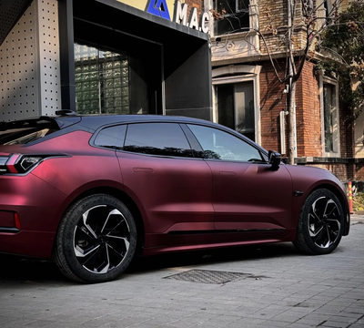 matte liquid metallic dracaena red color ppf