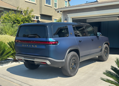 matte magic flame dark blue color ppf