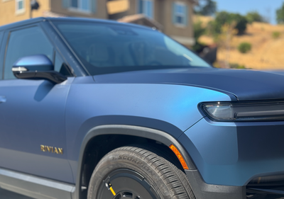 matte magic flame dark blue color ppf