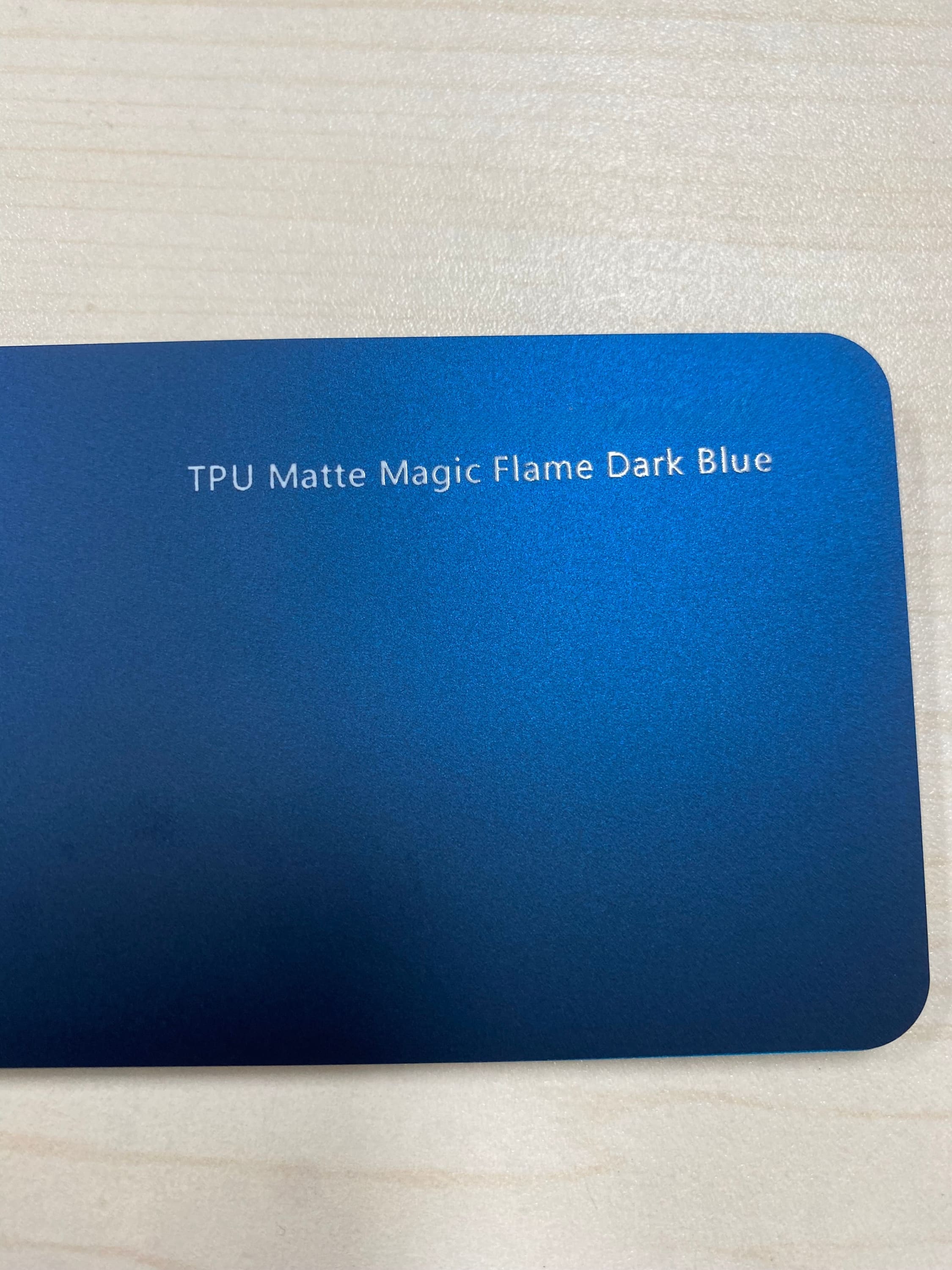 matte magic flame dark blue color ppf