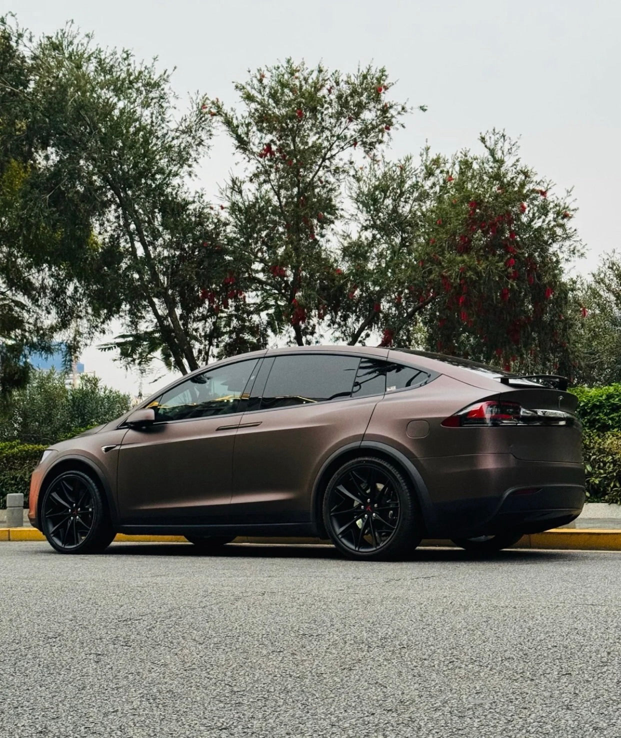 Matte Magic Flame Shadow Brown Color PPF - 8mil TPU Car Wrap Film