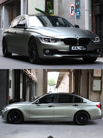 matte metallic titanium color ppf