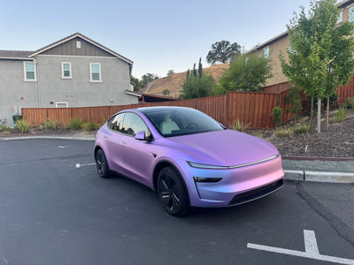 Matte Purple Mist Silver Color PPF