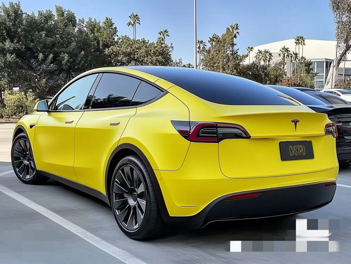 matte sports yellow color ppf