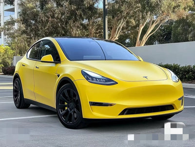 matte sports yellow color ppf