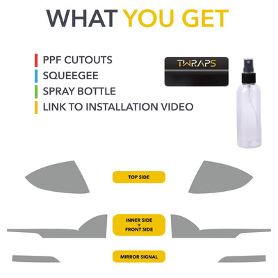 paint protection r1s r1t film rivian