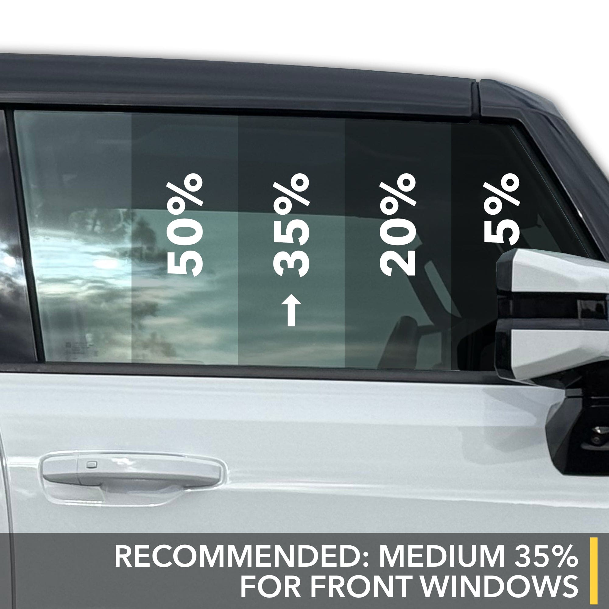 nano ceramic ir film windows tint gmc hummer harmful uv rays