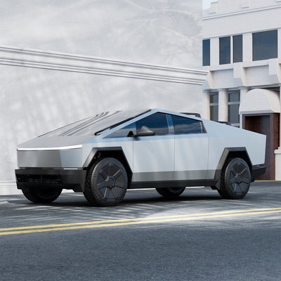 angular silver cybertruck windows tint tesla nano ceramic ev accessories