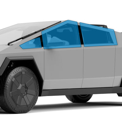 gray cybertruck blue windows tint tesla nano ceramic ev accessories