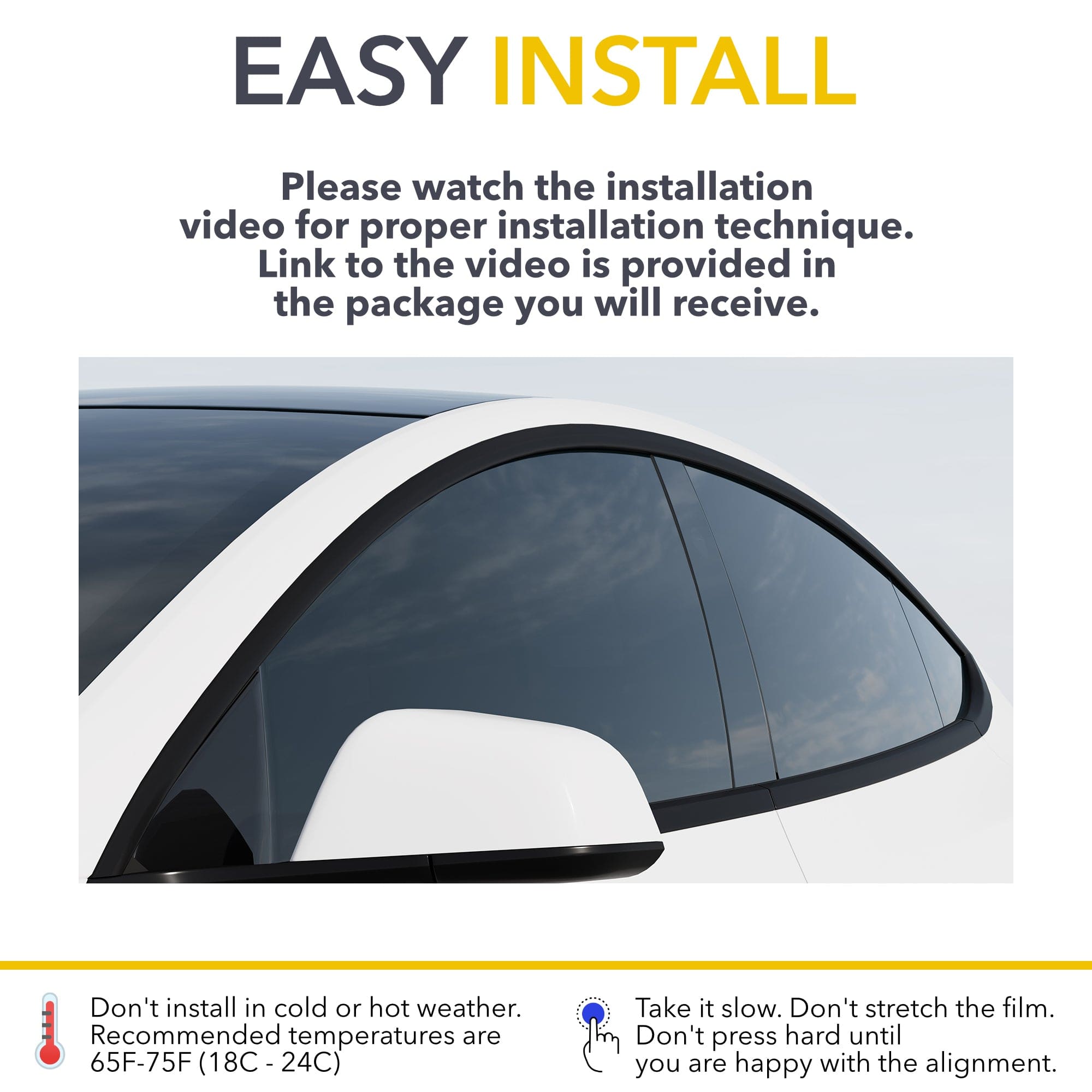 car window tint installation instructions windows tesla model adds perfect combination nano ceramic