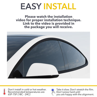 car window tint installation instructions windows tesla model adds perfect combination nano ceramic