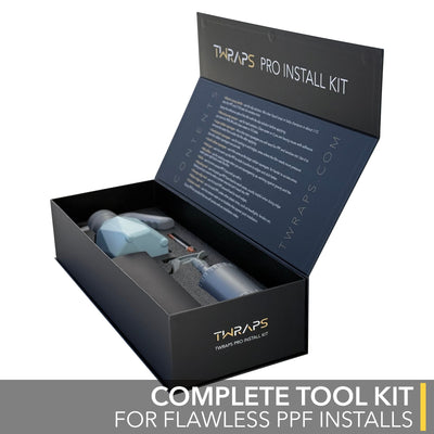 rubber squeegee, pro install kit, install, spray bottle