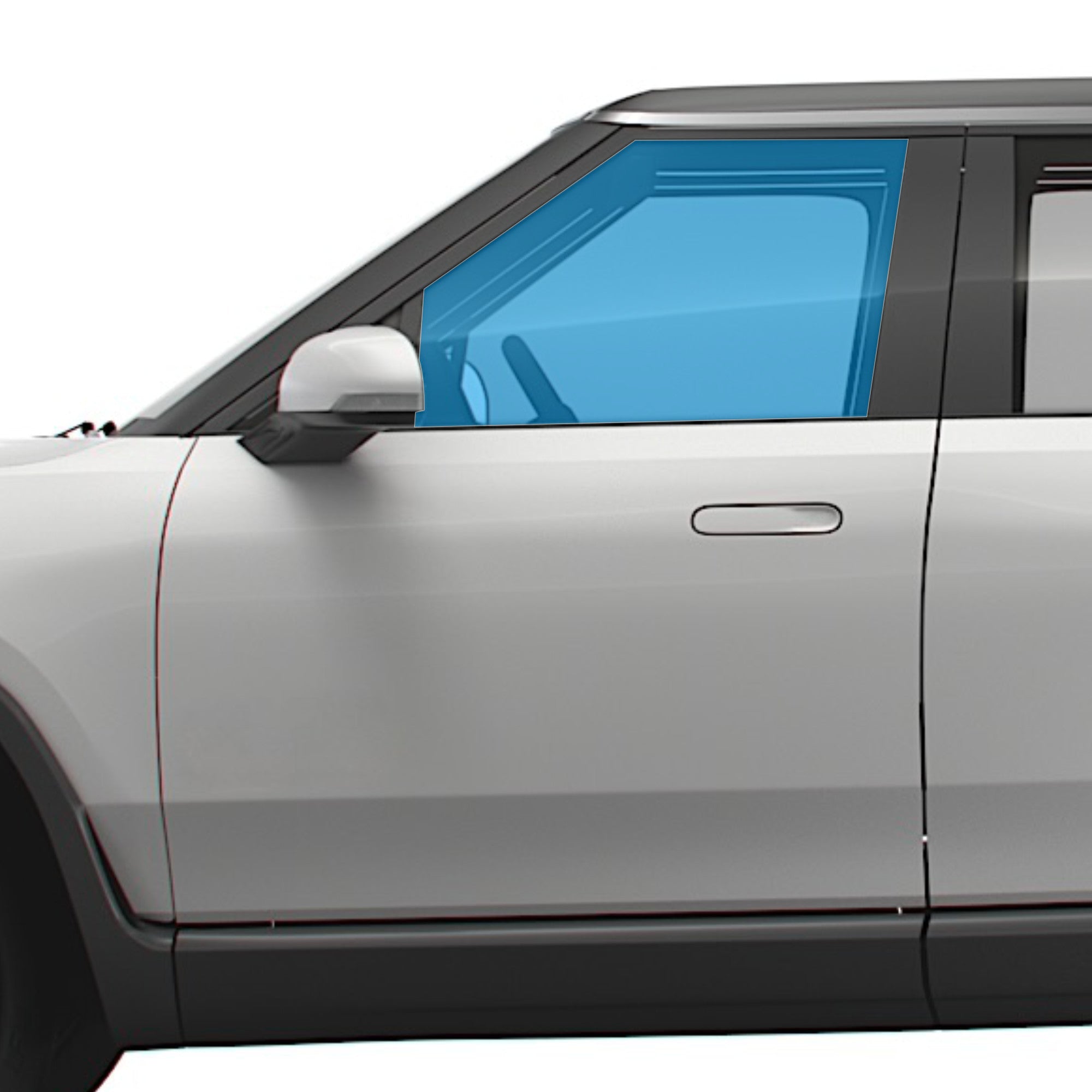 Nano Ceramic Windows Tint for Rivian R1S R1T R1S R1T Front Doors + Quarter Windows 5% Limo pre-cut premium T-WRAPS