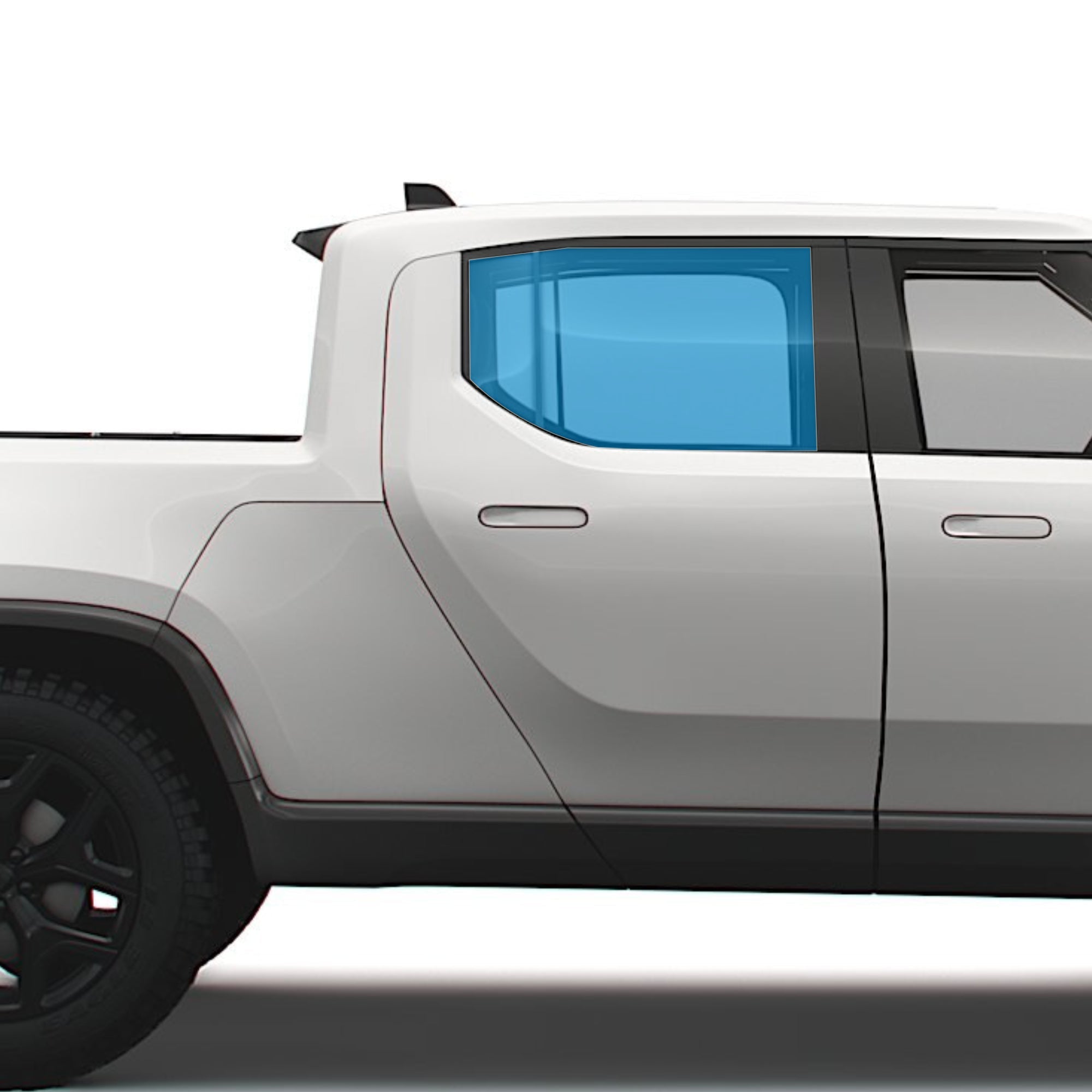 Nano Ceramic Windows Tint for Rivian R1S R1T R1T Rear Doors 5% Limo pre-cut premium T-WRAPS