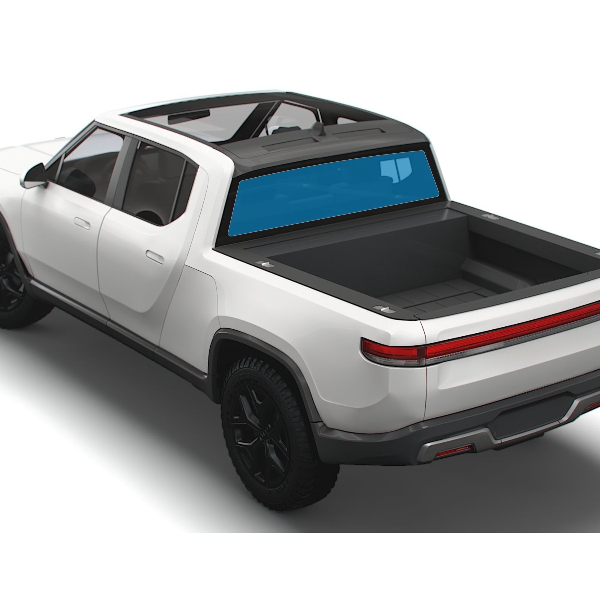 Nano Ceramic Windows Tint for Rivian R1S R1T R1T Rear Glass 5% Limo pre-cut premium T-WRAPS