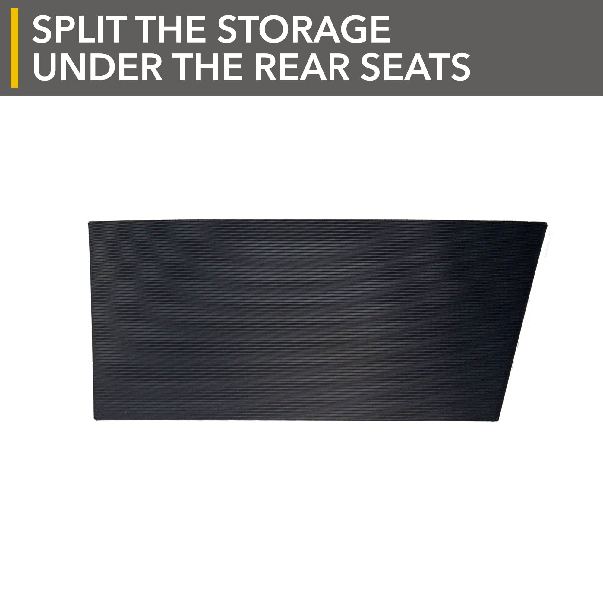 black textured panel rear seats r1t ev accessories wrap