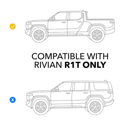 rivian r1t compatibility guide rear seats ev accessories wrap