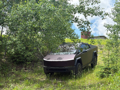 satin black magic purple color ppf