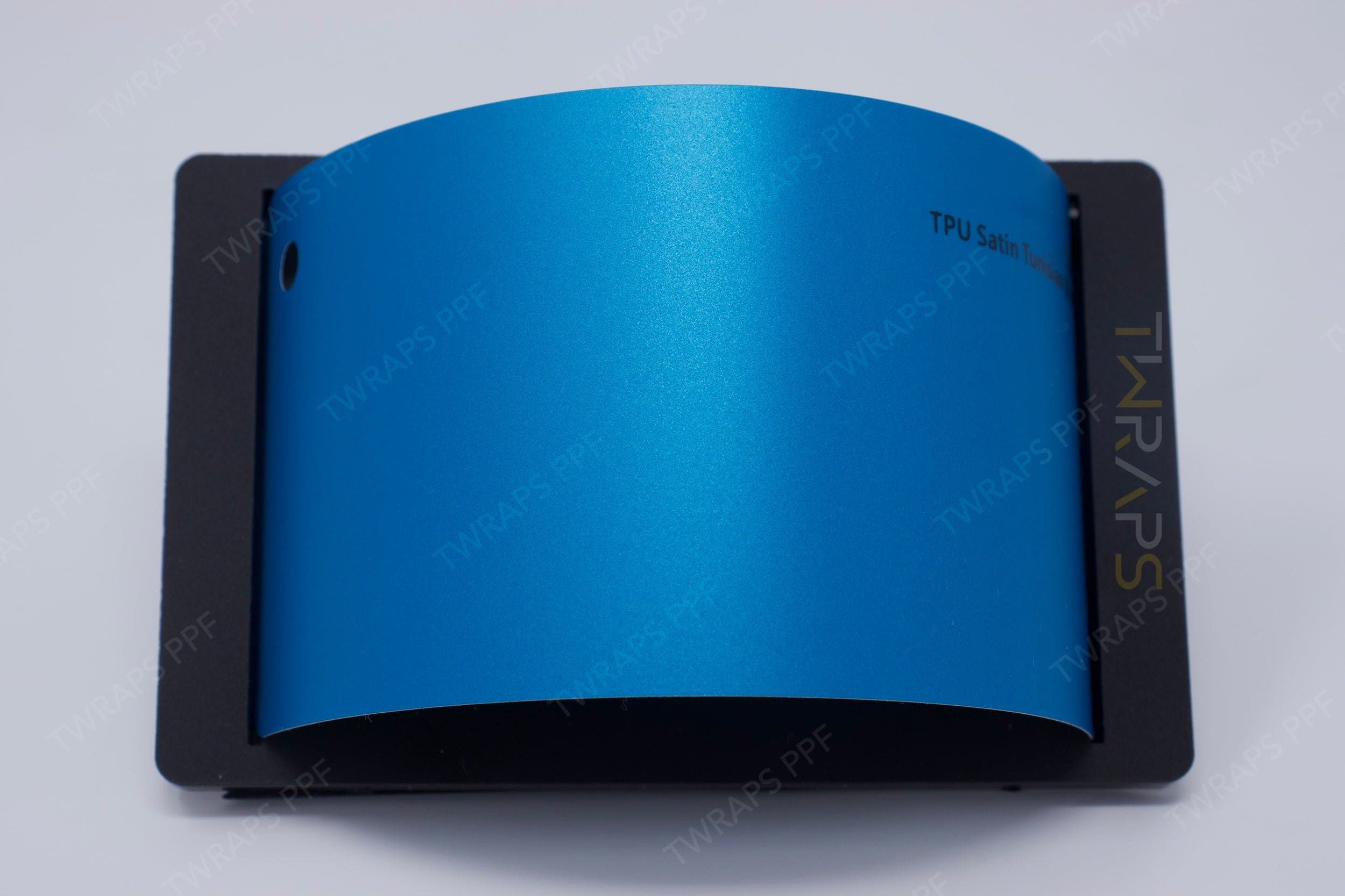Satin Tunisian Blue Color PPF - 8mil TPU Car Wrap Film – TWRAPS