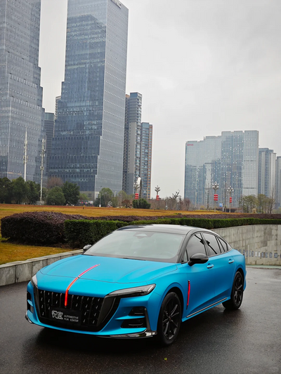 satin tunisian blue color ppf