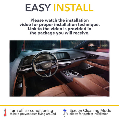 screen protector hardness pet cadillac lyriq film