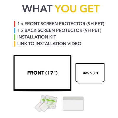 screen protector kit tesla model protectors tesla’s premium shock proof