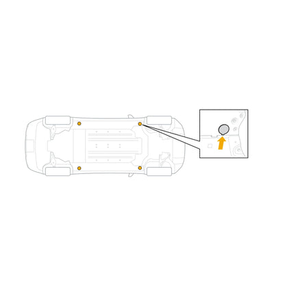 car jack points diagram jacking point covers rivian r1t