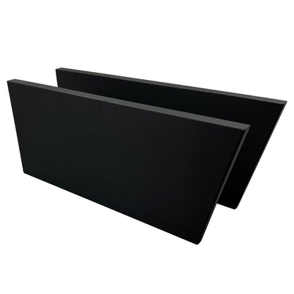 two black rectangular acoustic panels rear seats r1t ev accessories wrap