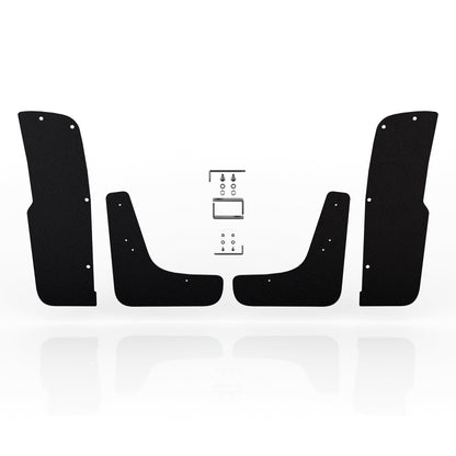 black mud flaps hardware r1s r1t rivian