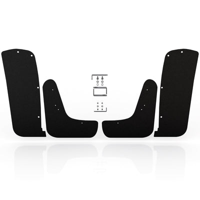 black mud flaps hardware r1s r1t rivian