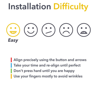 tesla model steering wheel control vinyl