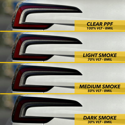 car taillight tint options smoke tesla model tail lights