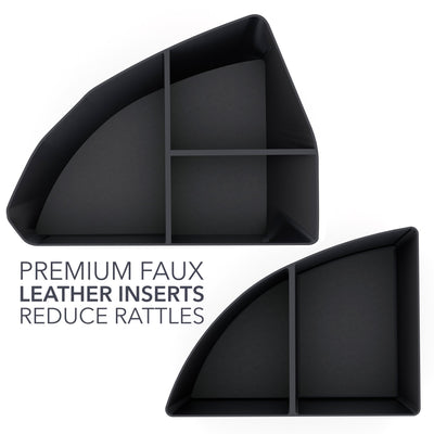 lucid air, trunk tray, leather inserts, tray organizer, organizer