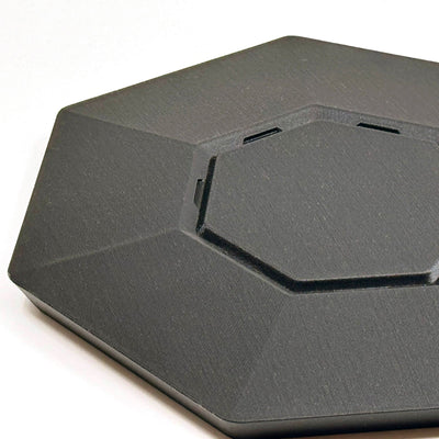 hexagonal black plastic device wheel covers tesla cybertruck ev accessories wrap