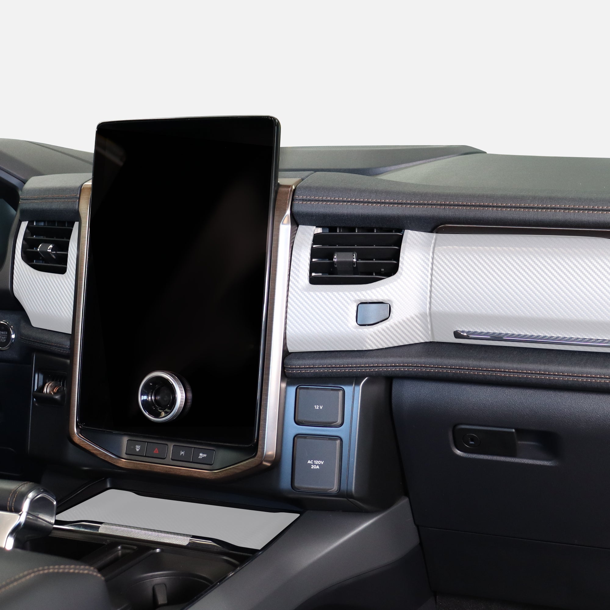 Interior Wrap | Ford F-150 Lightning - includes Dash, Door Trims and Phone Charger Lid