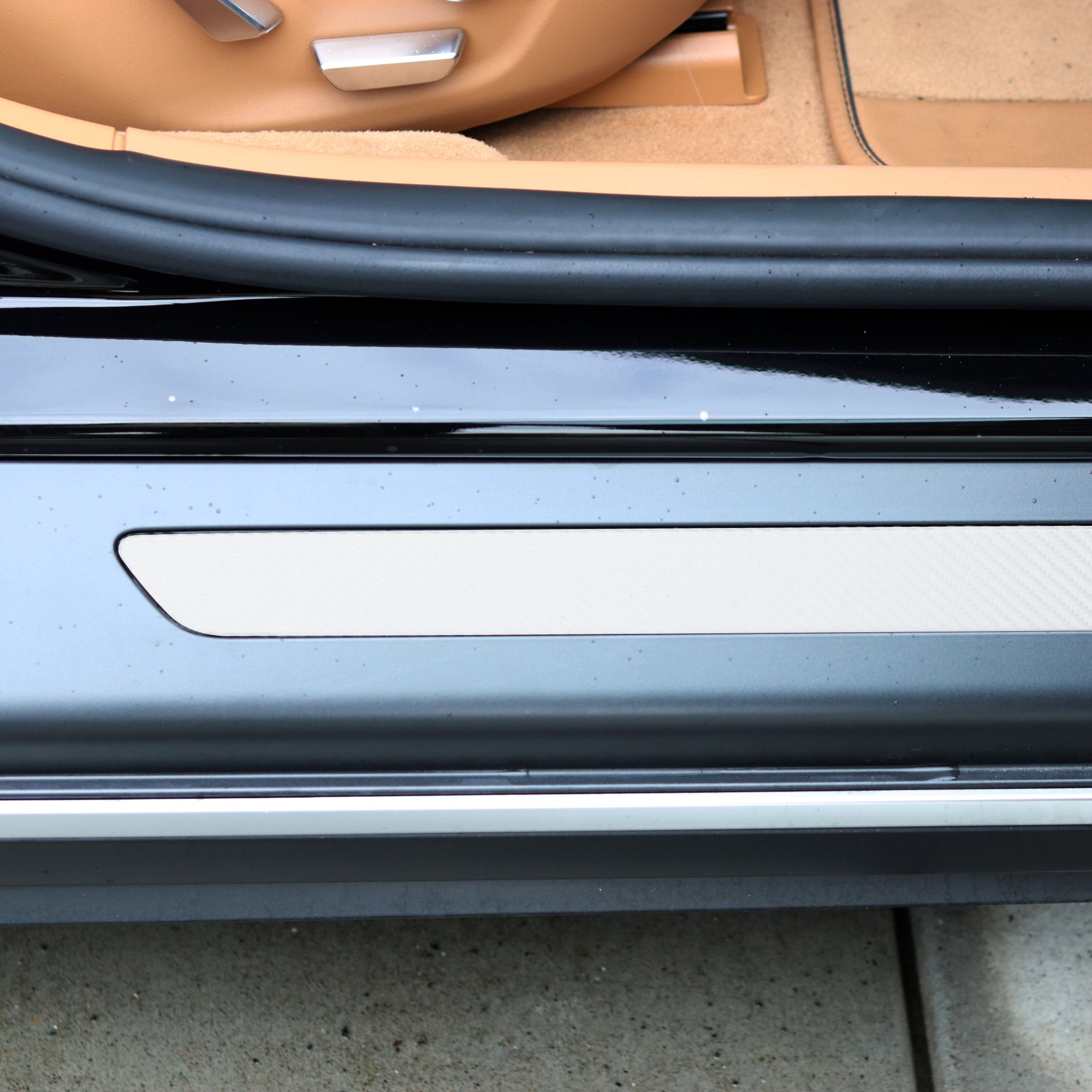 Door Sills Wrap | Premium Carbon Fiber Film Guard for Lucid Air