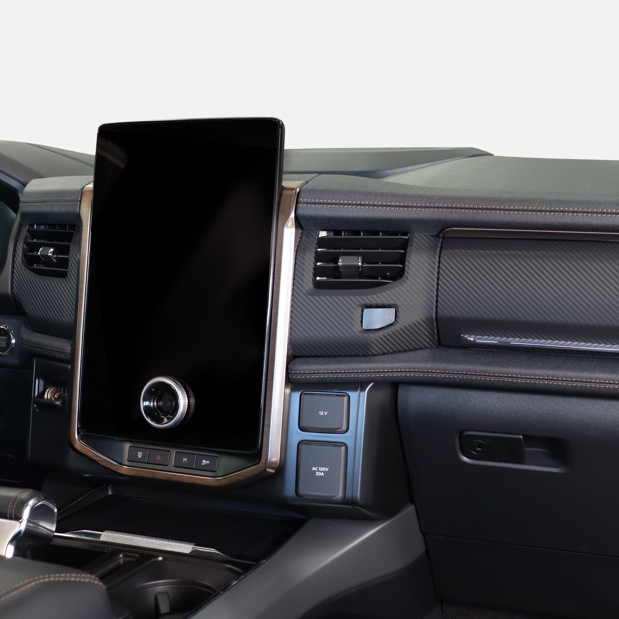 Interior Wrap | Ford F-150 Lightning - includes Dash, Door Trims and Phone Charger Lid