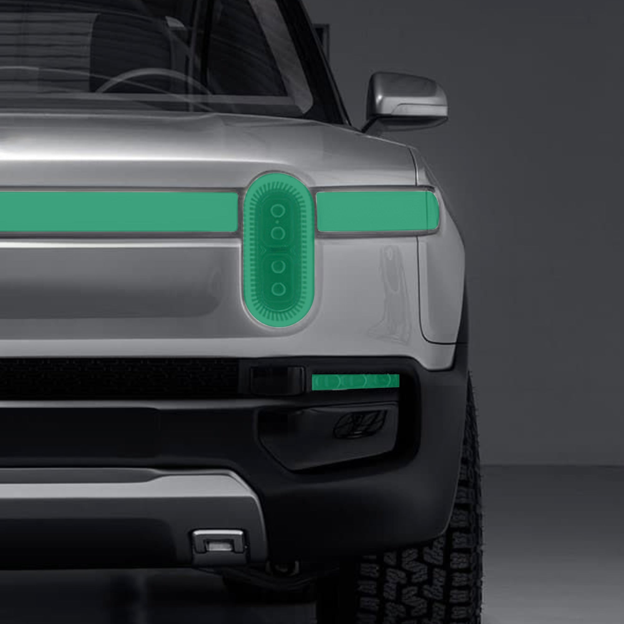 Holiday Lights Tint | Rivian R1T/R1S 2021-2024 (Halloween, Christmas)