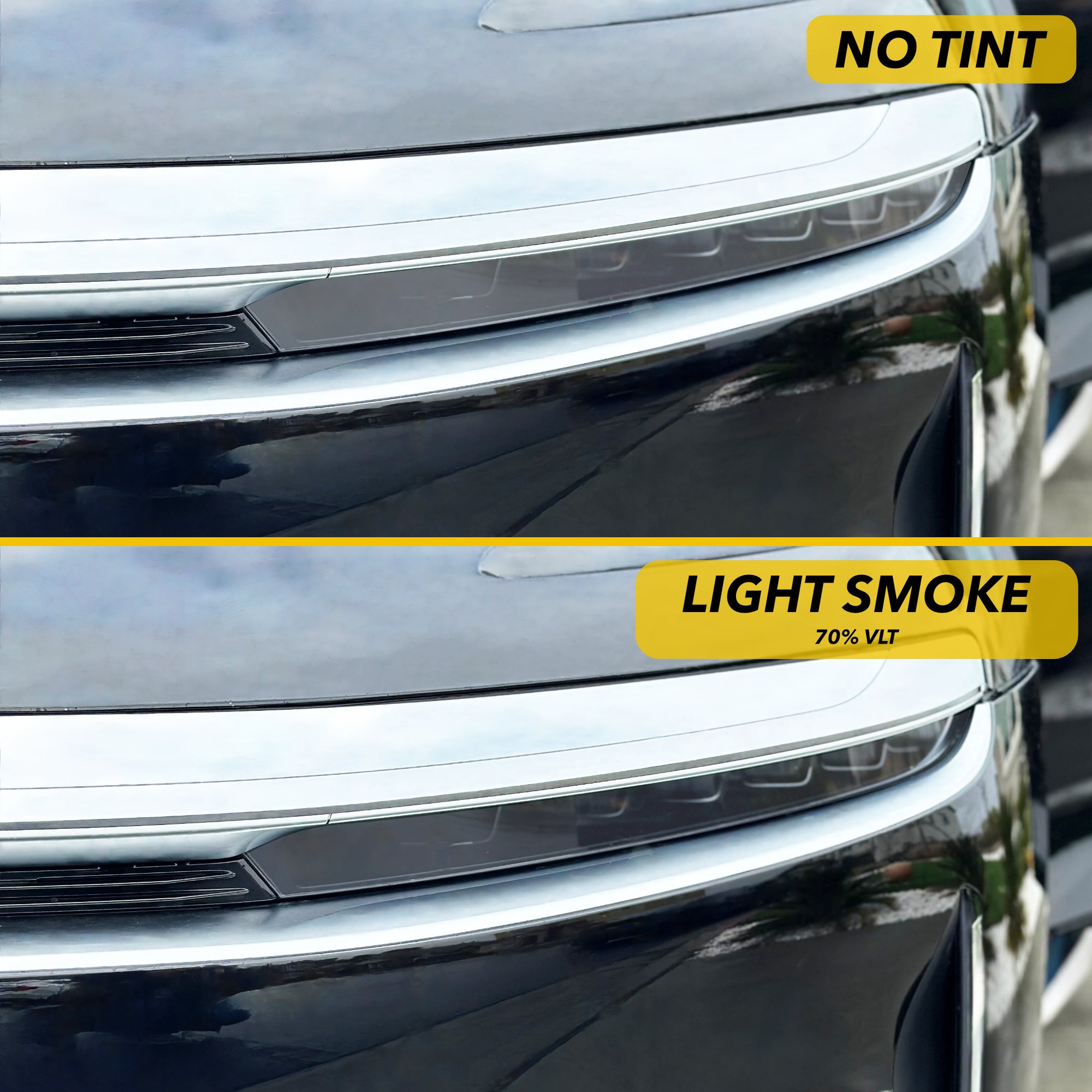 Headlights & Tail Lights | Clear & Tinted PPF for Lucid Air