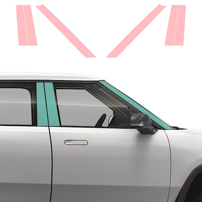 Pillars Clear Protection Film (PPF) for Rivian R1T/R1S