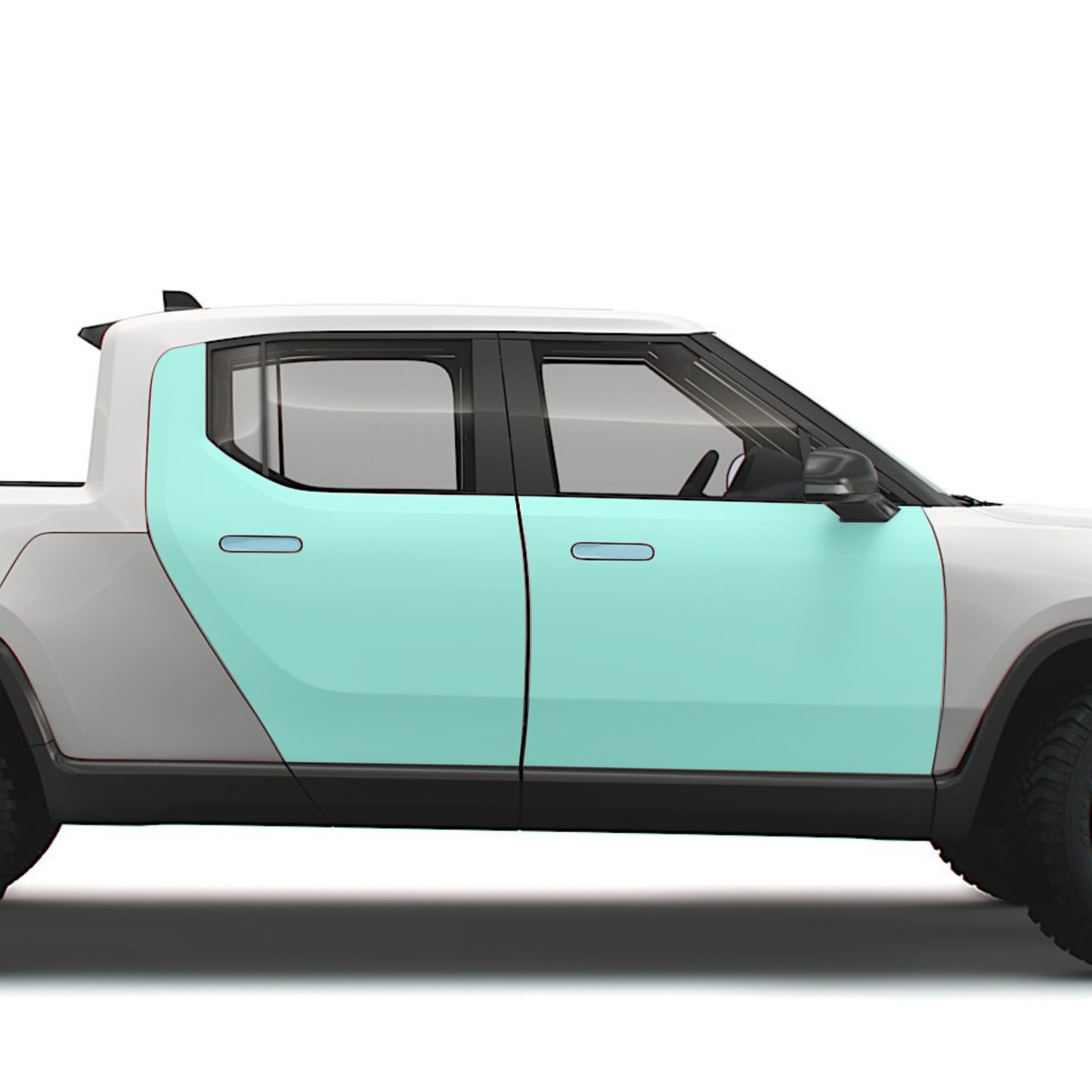 Doors Clear Protection Film (PPF) for Rivian R1T