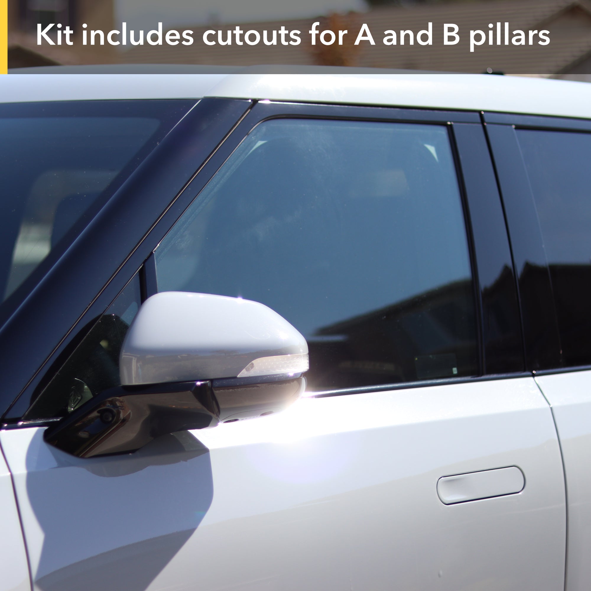 Pillars PPF | Paint Protection Film for Rivian R1T/R1S 2021-2025