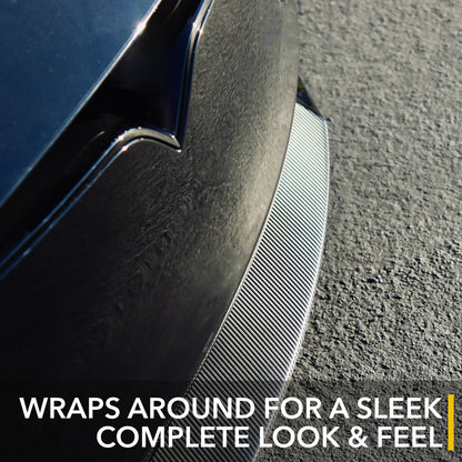 Front Lower Lip Wrap for Tesla Model S (Plaid & Long Range, Refresh)