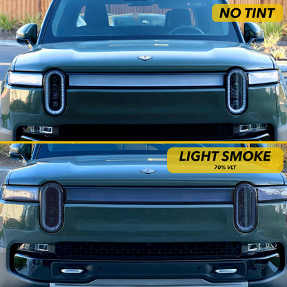 Headlights Clear PPF / Smoke Tint for Rivian R1T & R1S 2021-2024