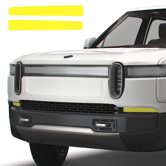 Yellow Fog Lights Tint for Rivian R1T/R1S