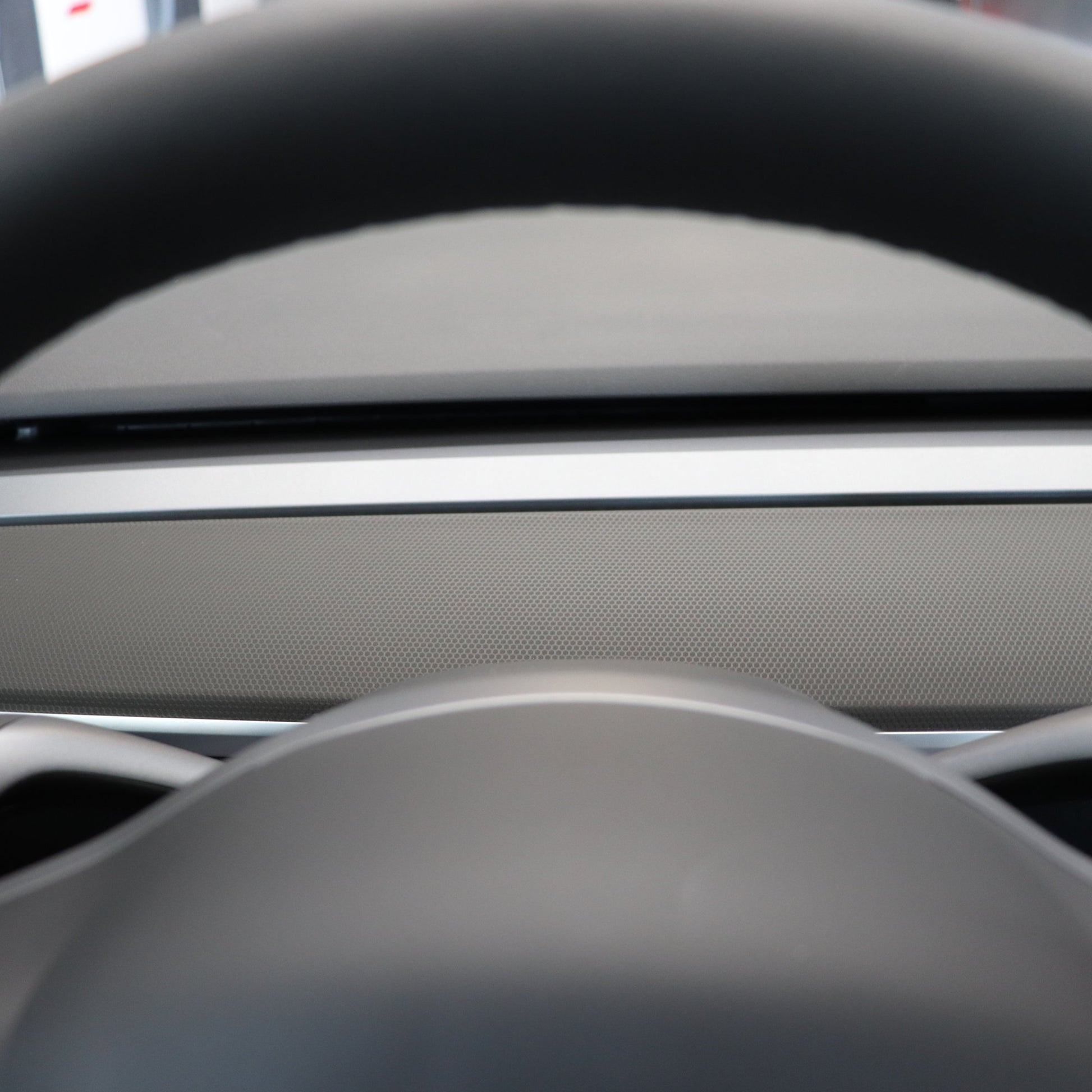  KKTR-CAR Tesla Model 3 Model Y Dash Wrap Porte Garniture  Couverture Tableau De Bord Intérieur Carbone Modèle Décoration Wrap Kit  Accessoires 4 PCS (Motif en fibre de carbone brillant)