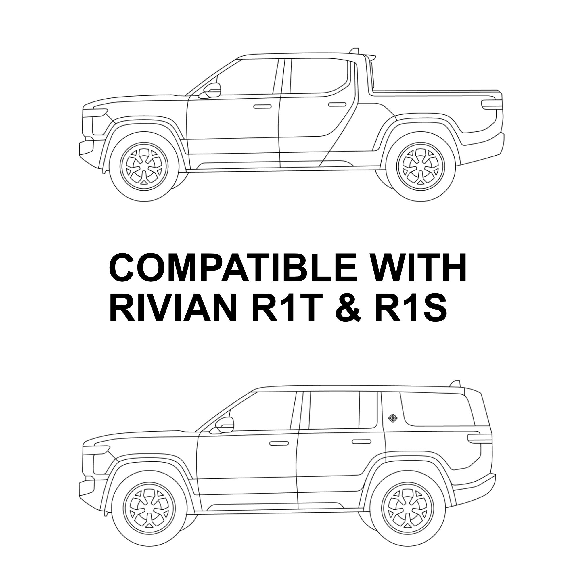 Door Handles Vinyl Coves | Rivian R1T / R1S 2021-2025