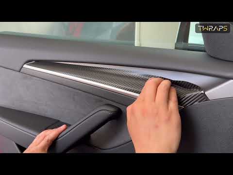 Interior Door Trim Wrap | 2017-2023 Tesla Model 3 & 2021-2024 Model Y